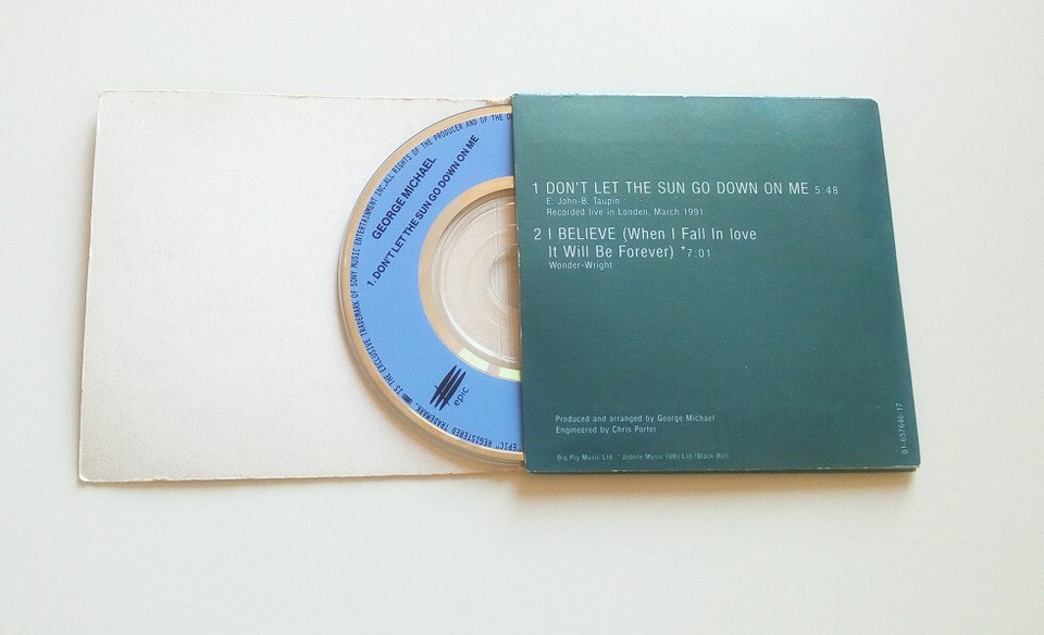 Michael, Elton John Don't Let The Sun Go Down On Me 3" CD