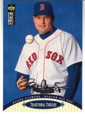 Roger Clemens Assorted Boston Red Sox Baseball Cards