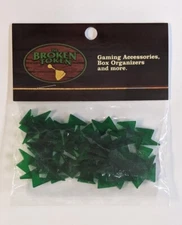 Green Acrylic Power Tokens for King of Tokyo/New York by The Broken Token