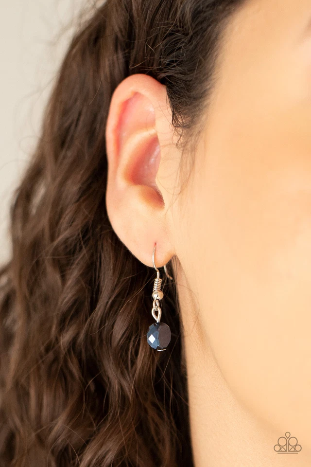 Paparazzi ~ Cosmic Charisma BLUE Necklace & Bracelet Set ~ 🔥NEW RELEASE 2021🔥 — 第 3/4 张图片