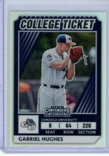 2022 Panini Elite Extra Edition College Tickets Optic Holo Gabriel Hughes #13