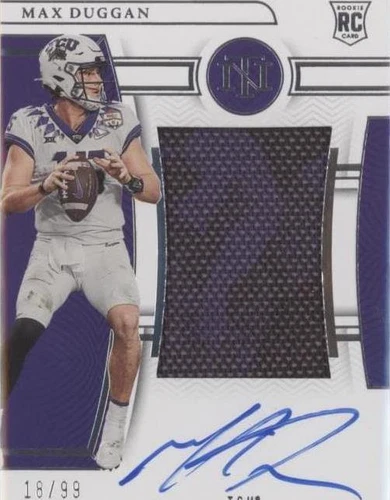 2023 Panini National Treasures Collegiate Max Duggan #CMS-MAD