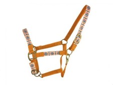 Showman Printed Nylon Halters Average Horse Size Adjustable Noseband