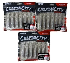 3 Packs Of 6 Rapala CrushCity Customs CCMMN35GZSD Mooch Minnow 3.5" Gizzard Shad