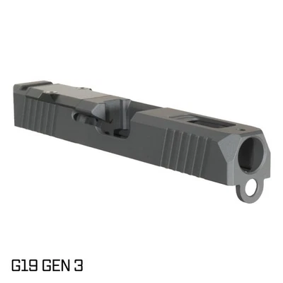 STIFFLER MANUFACTURING Stiffler Mfg Glock 19 Gen 3 Compatible Turbo Sniper Grey Cerakote Slide