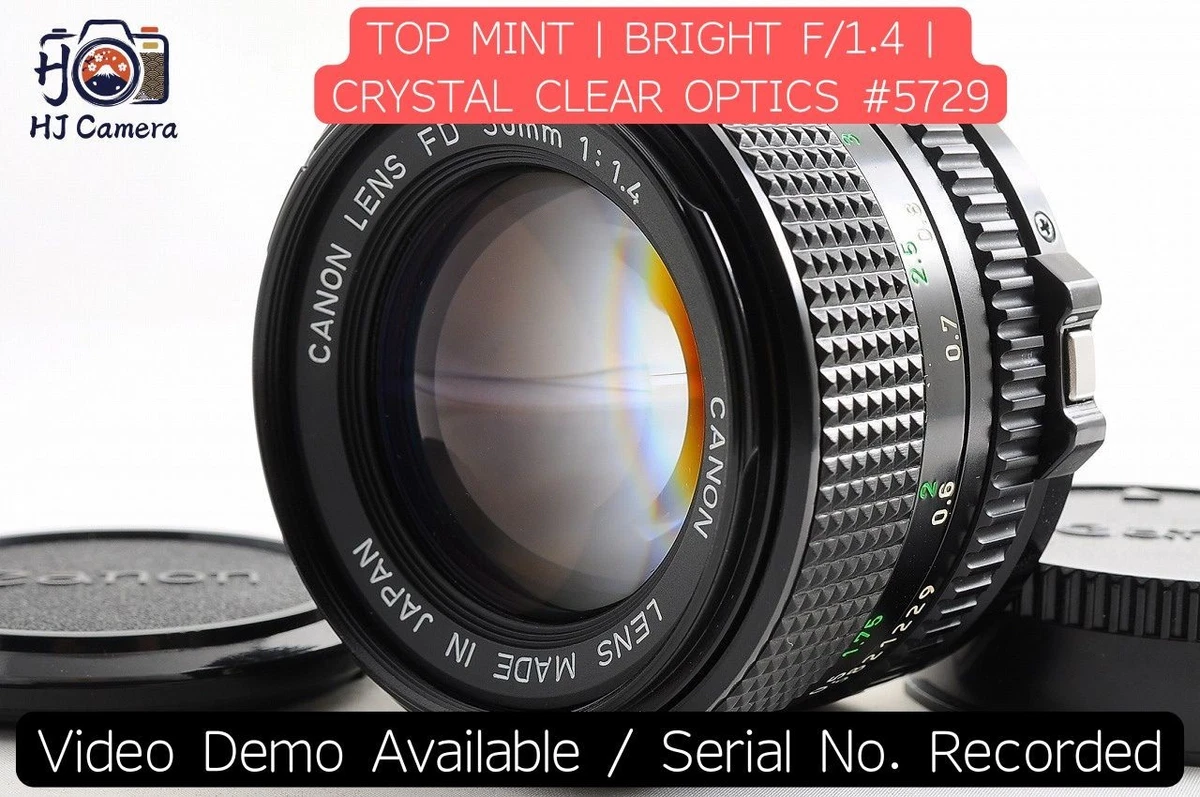 Canon FD 50mm f/1.4 Camera Lenses for sale | eBay