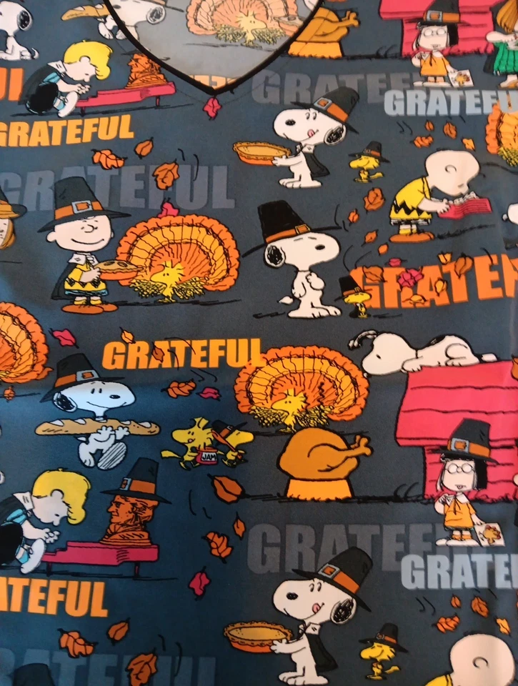 Cherokee Uniforms Tooniforms Peanuts Snoopy Size S NWT - Image 2 of 4