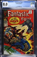 FANTASTIC FOUR #62 - cgc 8.0 - OW/W Pages - Marvel/1967
