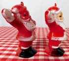 Vintage Santa Plastic Ornament Lollypop Holder Set of 2 — photo 4