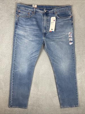 Levis 502 Taper Jeans Mens 40x31 Blue All Season Tech Regular Fit Stretch NWT