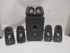Logitech Z506 Surround Sound 5.1 Home Theater PC Speaker System COMPLETE TESTED