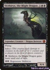 Skithiryx, the Blight Dragon NM #79 SOM Magic