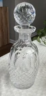 Waterford Lismore Spirit Decanter & Stopper Vintage Crystal Barware Signed