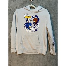 Sonic the Hedgehog Hoodie Youth Size XL Gray 14/16 Sonic Tails Knuckles