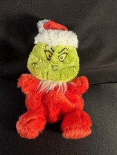 Aurora World Plush - Dr. Seuss Palm Pals - SANTA GRINCH (5 inch) -Stuffed Animal