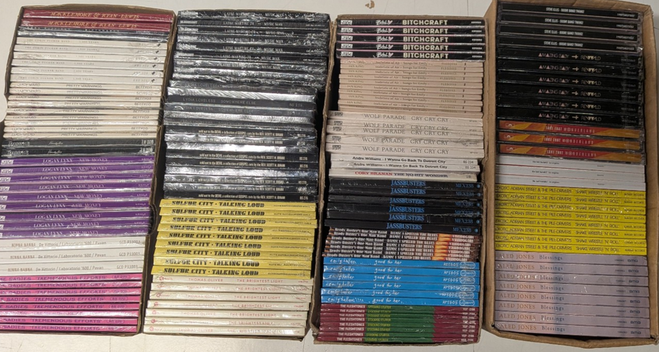 MIXED CD JOB LOT X 1000 UNITS+ WHOLESALE BULK ROCK POP - ONE OF NEW ...