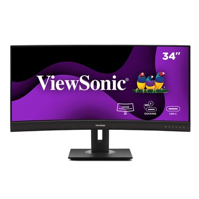 ViewSonic VG3456CA 34'' UWQHD 4K Docking Ergonomics Monitor