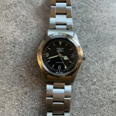 Vintage ZENO WATCH BASEL  Explorer  ZN-001 Men s 36mm Automatic Watch - RUNS B-E