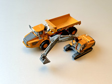 Motorart Modelle VOLVO Radlader A40D (1:50) & Bagger EC210 (1:72) aus Sammlung 