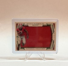 2020 National Treasures Collegiate Mecole Hardman Jr. Player Used Patch #64 1/5!