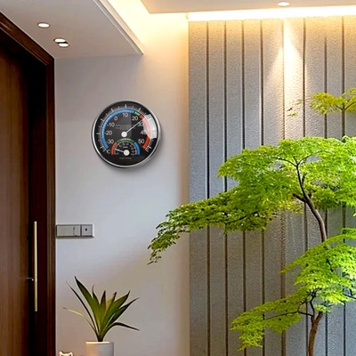 Großes analoges Thermometer Hygrometer einfache Überwachung des Klimas