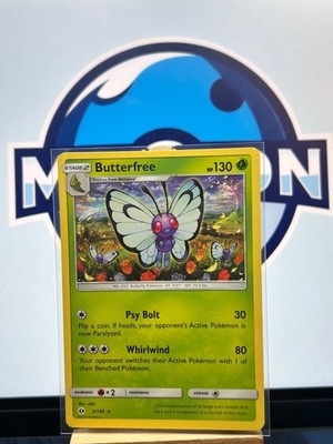 Butterfree 3/149 Sun & Moon Rare LP 2017