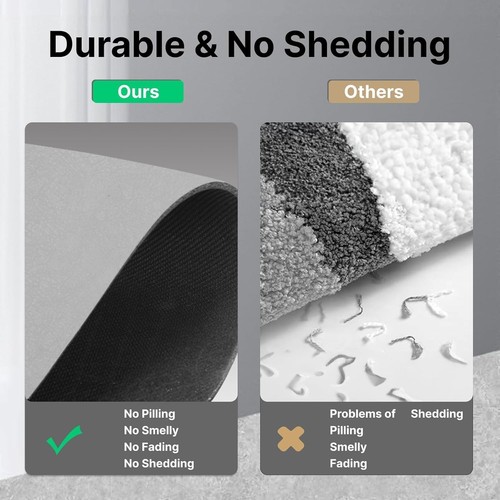 Stone Bath Mat Diatomaceous Earth Shower Mat, Non Slip Super Absorbent Quick Dry - Picture 4 of 7