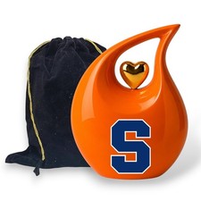 Syracuse Teardrop Cremation Urn for Adult Human Ashes Large Funeral Keepsake