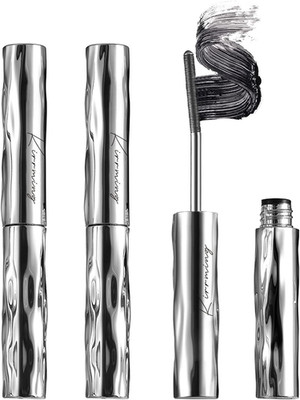 2 Stück Small Steel Pipe Mascara Primer, 2025 Upgrade Waterproof Long Curling Masca