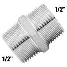 G1/2 Chrome Brass Shower Hose Length Extender Connector Extra Long Bathroom 