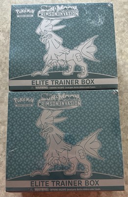 Sealed Pokemon Sun & Moon Crimson Invasion Elite Trainer Box | eBay