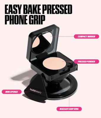 HUDA BEAUTY Easy Bake Pressed Phone Grip - Sugar Cookie Translucent (sold out)