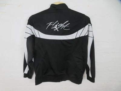 Vintage Air Jordan Track Jacket Men 3XL Nike Air 89’ Flight Full Zip Black White - Image 1 of 4