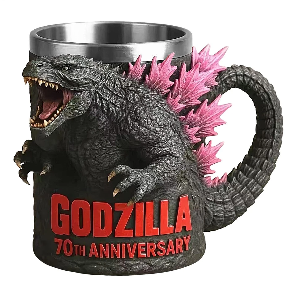 Taza de café Godzilla 70 aniversario 3D los mejores regalos ideal para él Foto 4 de 4