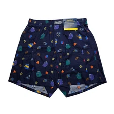 Polo Ralph Lauren Mens Blue Rugby FLANNEL Boxer Shorts Underwear Classic Fit NWT