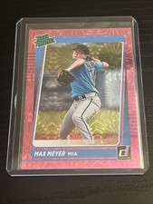 2021 Panini Donruss - Rated Prospects Max Meyer #RP7 Pink Fireworks (RC)