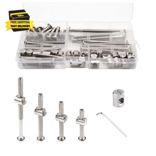 Crib Screws Hardware Replacement Kit - M6X40/50/60/70/80 Mm Hex Drive Socket Cap