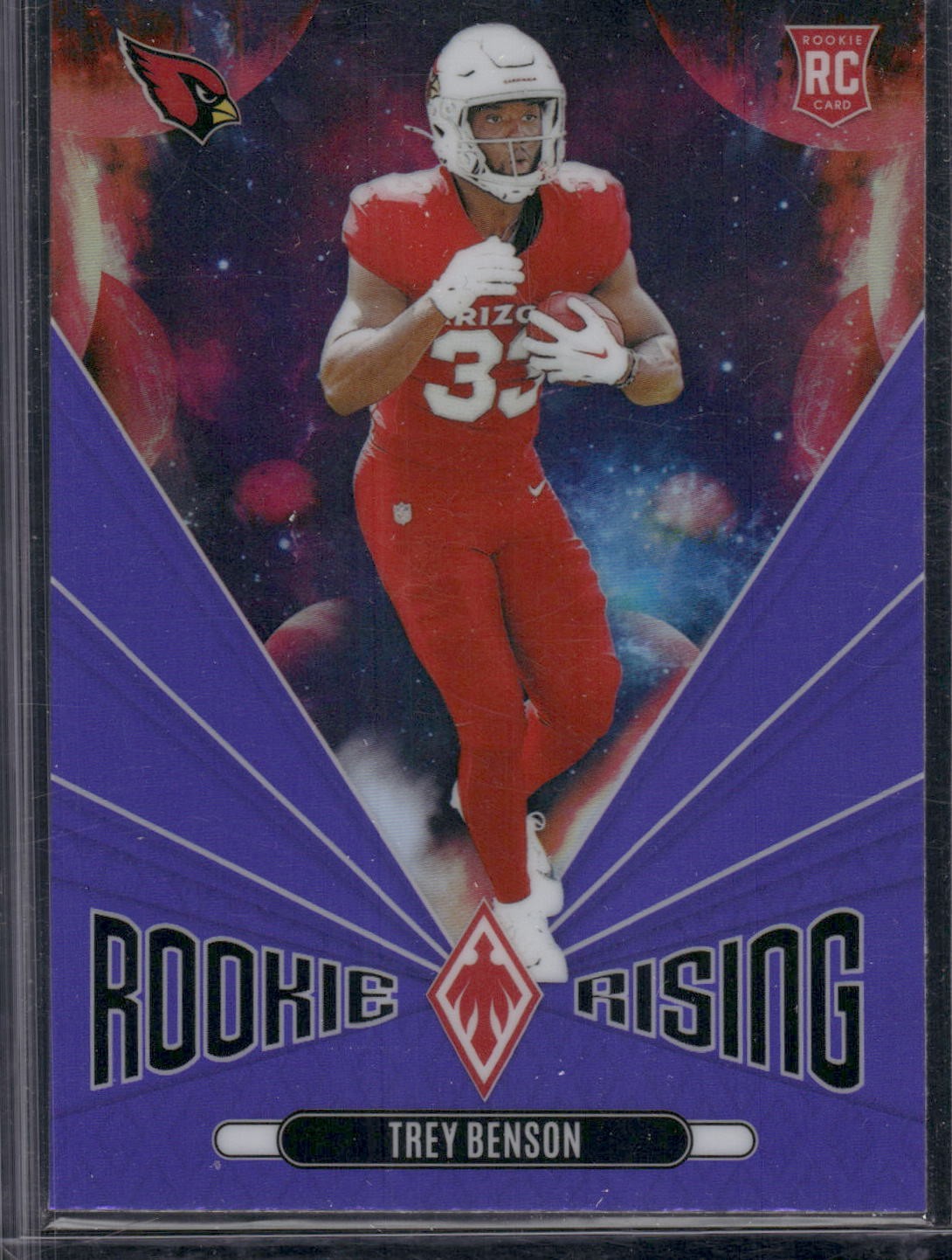 2024 Panini Phoenix #RR-TBN Trey Benson #RR-TBN Rookie Rising Purple