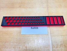 Snap-on Tools RED FOAM ORGANIZER for 39pc 3/8" Drive SAE Socket Set FMS004BR