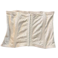 Vintage Flexees Corset Waist Cincher 2XL Nylon Spandex Shiny Girdle Boning