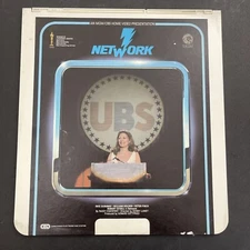 Network Vintage CED Movie VideoDisc MGM CBS 1981 Entertainment Faye Dunaway