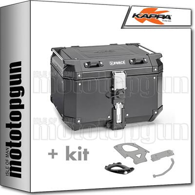 KAPPA TOP CASE KFR480B K'FORCE + REAR-RACK MONOKEY SYM MAXSYM TL 500 2023 23