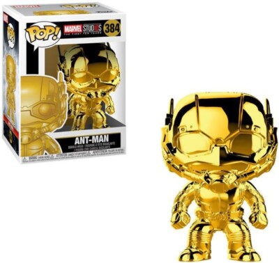 Funko Pop Marvel Studios 10 384 ANT-MAN  CHROME 