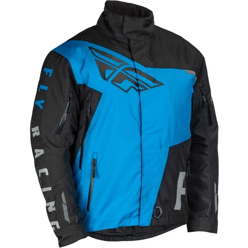 Fly Racing SNX Pro Snowbike Jacket/Bib Combo - Blue/Black - Large - Picture 2 of 6