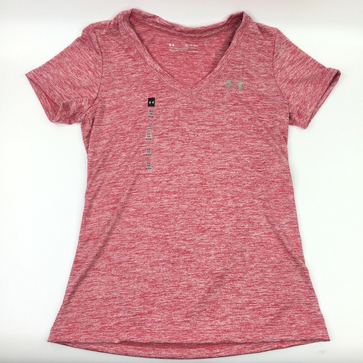 Under Armour Womens T-Shirt Tech V-Neck Twist Short Sleeve