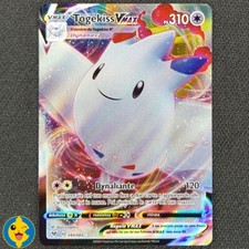 TOGEKISS VMAX 141/185 Pokemon Voltaggio Sfolgorante UR - ITALIANO - NEAR MINT