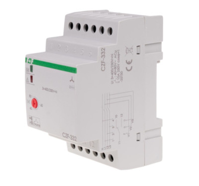 F&F CZF-332 Phasenüberwachungsrelais 3 × 400 V + N Drei Phasen Relais Schütz