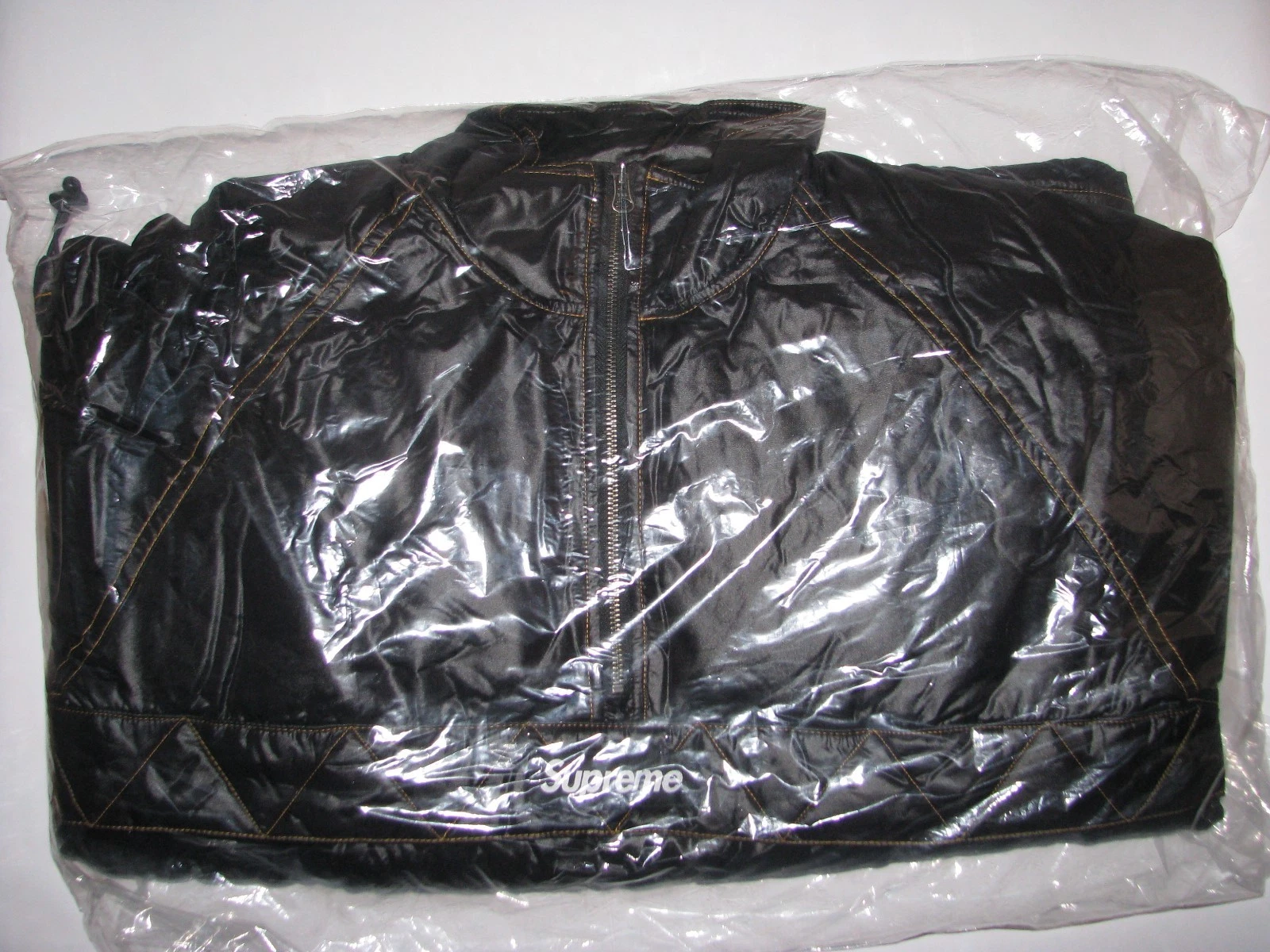 Pull à point de contraste SUPREME New York noir grand homme NEUF ! F/W 2017 BOGO