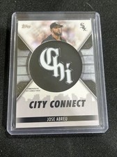2023 Topps Baseball Jose Abreu City Connect Cap Patch Card #CC-JAB