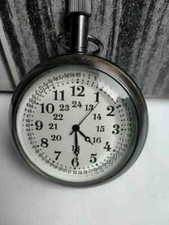 Antique Engraved Brass Elgin Pocket watch W/ Chain Vintage Gift for occasion